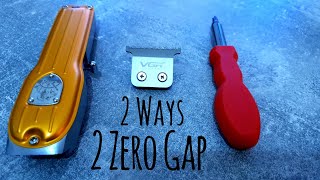 How to Zero Gap VGR V089 | VGR V257 | Kemei 2614