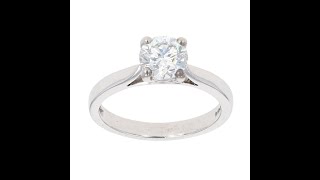 Platinum 1.01ct Diamond Solitaire Ring