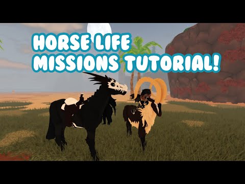 HORSE LIFE MISSION TUTORIAL (Roblox)