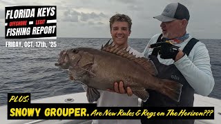 FL Keys Offshore Fishing Report 10/17/25 | The Inside Scoop w/Capt. Mike Genoun | Federal Regs