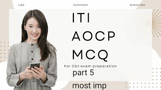 ITI AOCP MCQ FOR CBT EXAM ANNUAL 1 ||  ITI AOCP ANNUAL 1 CBT EXAM KE LIYE MCQ part 5