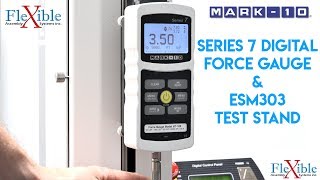 MARK-10 Series 7 Digital Force Gauge and ESM303 Test Stand