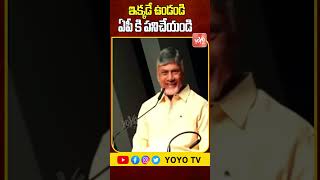 ఇక్కడే ఉండండి ఏపీ కి పనిచేయండి..CM Chandrababu Naidu Super Speech | DAVOS Meeting | YOYO TV Channel