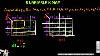 5 - Variable K- Map - Digital Logic Design 1