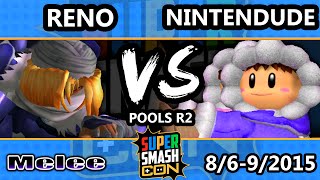 SSC - Reno (Sheik) Vs. VGz | Nintendude (Ice Climbers) SSBM R2 Pools - Smash Melee