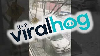 Massive Hailstorm in México || ViralHog