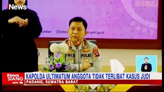 Polda Sumatra Barat Nyatakan Perang Lawan Judi! #iNewsSiang 20/08