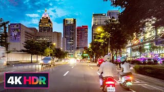 三級警戒Day28-信義路街景｜Taipei Scooter Ride｜Xinyi Road｜COVID-19 alert level 3 in Taiwan｜ 4K HDR