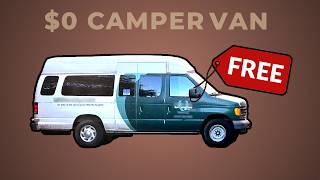 Free Campervan Build | Zero cost van and DIY camper conversion using recycled materials