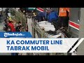 KRL Commuter Line Tabrak Mobil di Perlintasan Stasiun Citayam Depok, Jadwal Perjalanan Terhambat