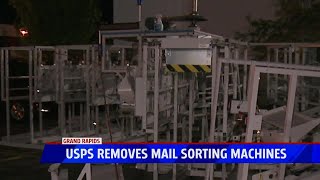 Mail sorting machines removed at USPS