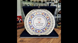 Gümüş Tabak Plaket