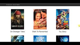 Simple Movies Trailer Website - With Python