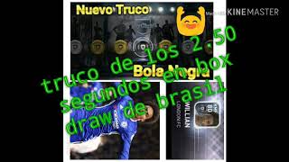 Truco delos 2.50 segundos en el box draw de Brasil