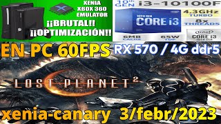 Lost Planet 2 XBOX 360 gameplay i3 10100F rx 570 XENIA Xbox 360 emulator / xenia-canary 3/febr/2023