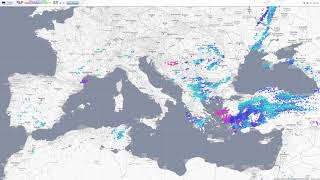 Κεραυνοί στην Ευρώπη 6 Μαΐου 2018