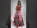 multicolor printed silk designer lehenga hm2500