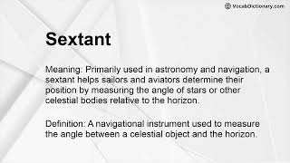 Sextant Meaning