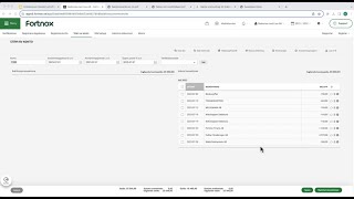 Ladda upp transaktioner i Stäm av konto i Fortnox