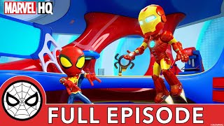 Stolen WEB-Quarters/ Spideys in Space! | Full Episode | Spidey and his Amazing Friends