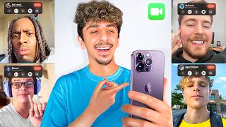 I FaceTimed 100 YouTubers WITHOUT Them Knowing...