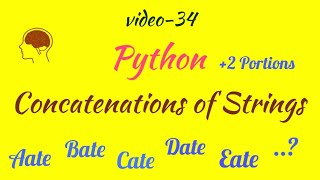 Python Language in Tamil/Python program for concatenation of two strings