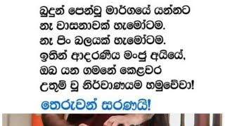 මංජු තේනුවර, අපට තව සුළු වෙලාවක් ඒ නම කියන්න පුළුවන් වෙයි. __පැවදි පිංකම__ බුදුසරණයි🙏❣️