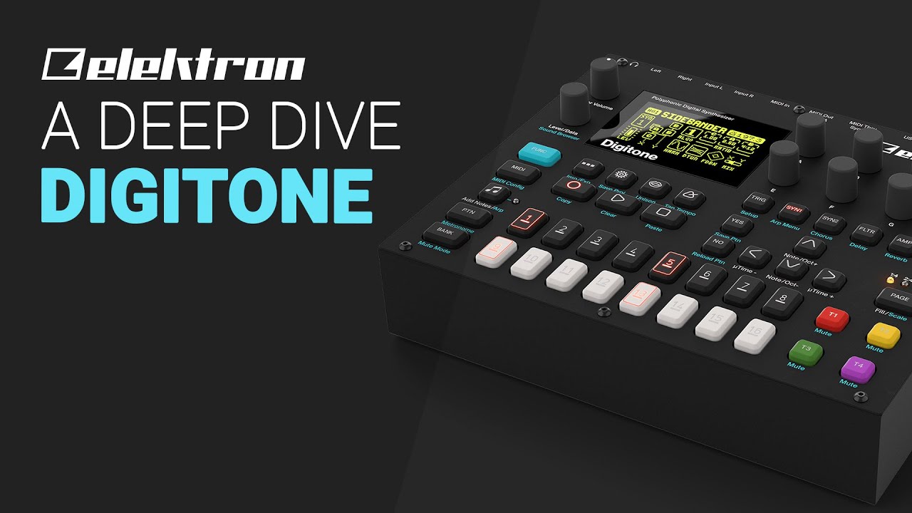 The Elektron Digitone Complete Deep Dive Guide Tutorial Youtube