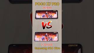 POCO X7 PRO 💀 vs SAMSUNG S24 ULTRA vs RS 26,999 vs 1,20,000 - FREEFIRE GAMING TEST #freefire #poco