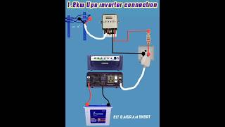 #1.2kw ups #inverter connection #digital wire short# video# 1.k viwes 🙏😭