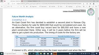 Engineering Economy Lecture (15) 13 12 2022