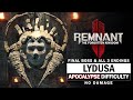 Lydusa Boss Fight & All 3 Endings (Apocalypse Difficulty / No Damage) [Remnant 2 DLC 2]