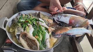 Cá tươi lên Thuyền Trưởng đem nấu cải chua quá ngon | Ngư Dân Miền Tây #219