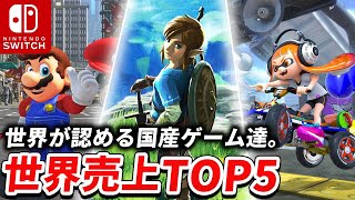 Switchソフト世界売上ランキング TOP5