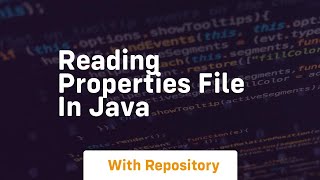 reading properties file in java