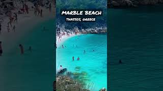 I love this beach… #shorts #whitebeach #marblebeach #travel #travelvlog