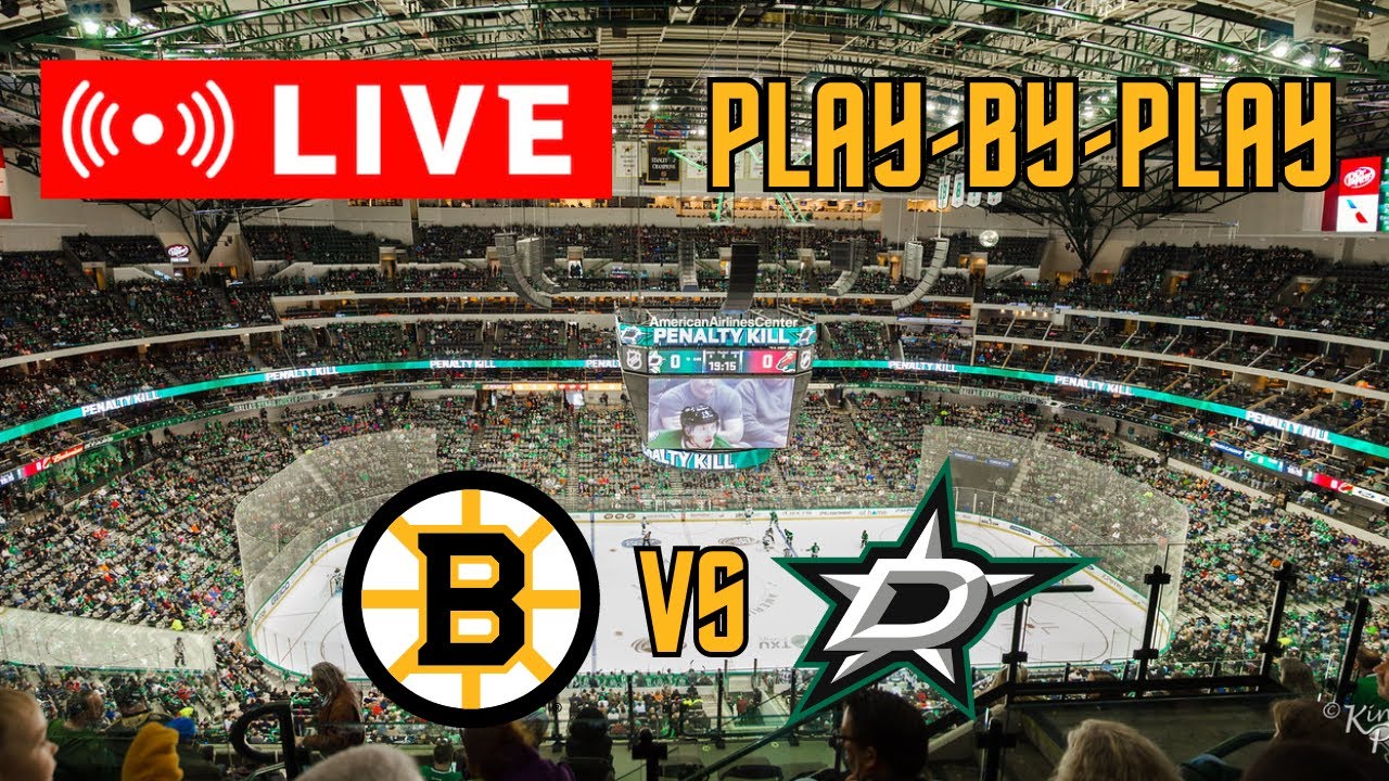 LIVE: Boston Bruins VS Dallas Stars Scoreboard/Commentary! - YouTube