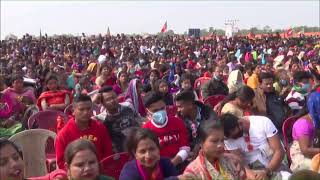 PM Shri Narendra Modi launches development projects in Tezpur, Assam.