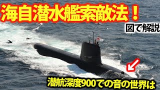 海自潜水艦での索敵方法に赤信号！潜航深度900での音の世界は？海自と原潜での音の違い・・・