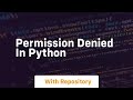 permission denied in python