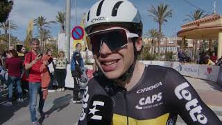 Arnaud De Lie - Interview au départ - Clasica de Almeria 2025