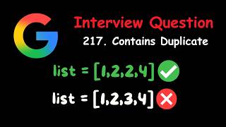 217 contains duplicates - Contains Duplicate (Python easy solution)