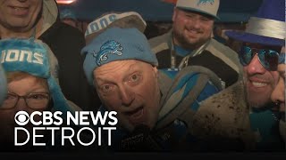 Detroit Lions fans roaring with excitement ahead of divisional game