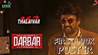 Darbar || Movie First Look Poster || Rajnikanth || Thalaivar 167