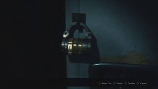RESIDENT EVIL 2 3rd Floor Dial Lock Code