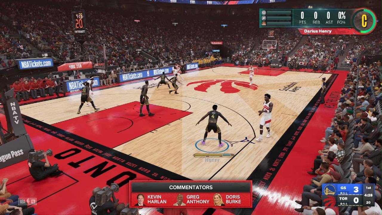 NBA 2K23 Golden State Warriors Vs Toronto Raptors Game 31 PS5 - YouTube