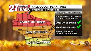 Average fall color season expected in Wisconsin this year