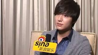 111205 Lee Min Ho interview with Sina