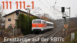 111 111-1 - Ersatzzüge auf der RB17c (Bretten - Bruchsal)