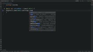 Project Euler 16: Power Digit Sum (scala worked solution)